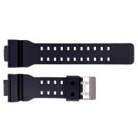 Ремінець для годинника Skmei 1688BK Black чорний каучуковий, довжина 27.5 см (SKU 1051-0515)