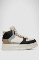 Кросівки жіночі зимові на хутрі, колір чорно-сірий, 248RMB09