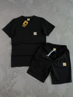 Набір Carhartt  футболка та  шорти  чорний