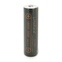 Аккумулятор 18650 Li-Ion LiitoKala Lii-35A-PCB, Protected, 3500mah (3300-3500mah), 3.7V (2.75-4.2V), Black