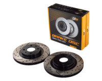 Диск тормозной передний ВАЗ 2110-12, 14« (вент.) перфорация Graphite Line, компл. 2 шт.