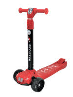 Самокат трехколесный «Scooter Car» Красный
