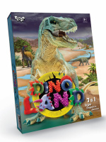Набір для ігор, творчості та дослідів Dino Land 7в1 (Динозаври) (Danko Toys)