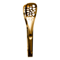 Щипцы кухонные металлические 25×5 (см) кулинарные щипцы для мяса, рыбы, гриля поварские щипцы Золотистый HP-8-64