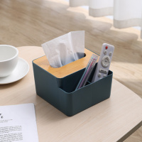 Диспенсер для салфеток 10772 15.5х10х16 см синий