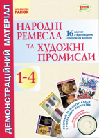 Народні ремесла та художні промисли. 1-4 клас. Демонстраційний матеріал + CD-диск. (Ранок)