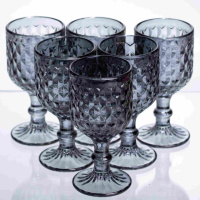 Набір чарок Geometric 6 штук по 50 мл HP-19-266 чарка для міцних напоїв коктейлів шотів прозора