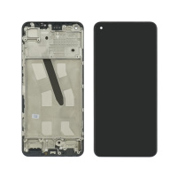 Дисплей для Realme 10 (4G) с чёрным тачскрином и корпусной рамкой OLED