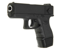 Страйкбольный пистолет Galaxy G.16 (Glock 17 mini)  черный (G166)