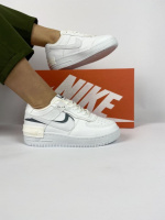 Женские кроссовки Nike Air force 1 shadow белые