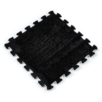 Пол-пазл плюшевый 30х30х1см Чёрный (D) SW-00002078