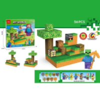 Магнітний Конструктор Майнкрафт Minecraft Пікнік Під Деревом З Різними Елементами з 56 деталей
