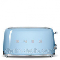 Smeg TSF02PBEU Azzurro тостер на 4 хлебца, цвет голубой