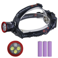 Фонарь налобный CT021 3+1