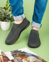 Чоловічі сірі кросівки з текстилю