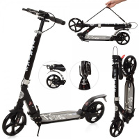 Самокат I-Trike SR2-018-8-B 77-103 см черный