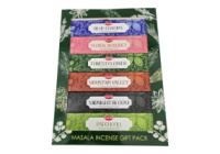 Аромапалички (набір) Gift Pack Masala (6 шт.) від HEM з підставкою
