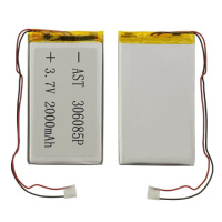 Аккумулятор 306085P универсальный с контроллером, 3,8 х 50 х 87 мм (1100 mAh)/ для смартфона, планшета