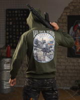 Худі maklin Далі Бога Немає олива НП4879