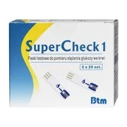 Тест-смужки BTM SuperChek 1, 50 шт