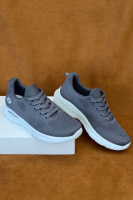 Кроссовки мужские текстильные, цвет серый, 244RJ1078