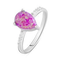 Срібне кільце SilverBreeze з опалом 0.638ct (2092049) 17.5 розмір