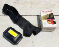 Светодиодный налобный фонарик на батарейках HEADLAMP 10W  / 818
