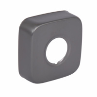 Декоративна накладка на ексцентрик Qtap (60x60,3x19,6) для змішувачів для ванни та душових систем Presto Graphite QTPRE60603196GRP50557