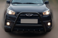 Кенгурятник WT009 Black (нерж) для Chery Tiggo 3 2005- гг