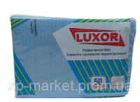 Двухслойные салфетки для пациента (33*45см) 50 шт LUXOR Светло-Голубые (Light Blue)