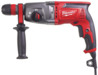 Перфоратор SDS-PLUS MILWAUKEE, PH 26 TX, 800Вт, 2,4Дж (3 режими) (бічна рукоять, обмежувач глибини, кейс)