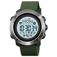 Skmei 1511AG Army-Green Smart Watch + Compass SALE