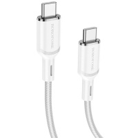 Кабель для телефону Borofone BX90 Cyber USB to Type-C (1m), White - купити в SmartEra.ua