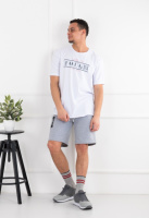 Чоловіча біла футболка батал