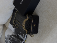 Chanel Vanity Logo Handle Premium чорний