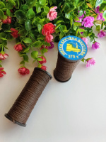 (1 шт) Нить капроновая обувная 375 т. Цвет - коричневый.