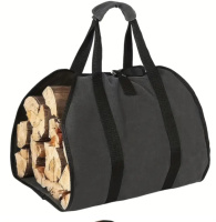 Сумка для переноски дров из прочной ткани усиленные ручки водостойкая складная