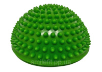 Півсфера масажна кіндербол EasyFit 16 см м'яка зелена