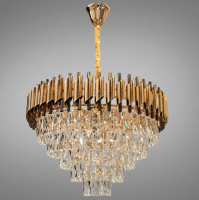 Хрустальная люстра SVLIGHT на восемь лампочек 5128/8 золото