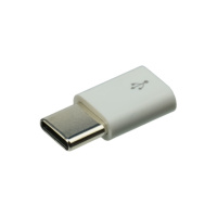 Адаптер переходник K3 MicroUSB to Type-C white