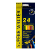 Олівці кольорові 24 шт Marco 4120-24СВ акварельні з пензликом  24 кольори