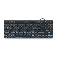 Клавиатура iMICE GK800 USB Wired (TYPE-C) , длина кабеля 100см, (Eng/Укр/Рус), White/Black, 87к