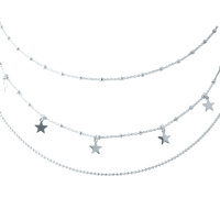 Серебряное колье CatalogSilver с без камней, вес изделия 10,41 гр (2006060) 450500 размер