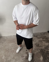 Комфортний чоловічий однотонний спортивний костюм-двійка