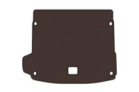 Резиновый коврик в багажник Carsuit (Коричневый) для Ауди Q5 2017-2025 гг