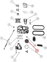 Комплект провідного колеса для робота-пилососа Fairland X30-X80