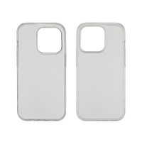 Чехол clear protective with frame для Apple iPhone 14 Pro прозрачный Люкс