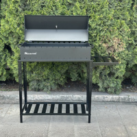 Мангал-барбекю Mzavod Прометей на 12 шампуров 3мм на дровнице