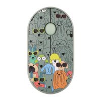 Мышь компьютерная безпроводная 2Е PETS DOGS Silent WL BT 2E-MF300WPETSGN