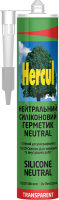 Всепогодній силіконовий герметик NEUTRAL (280 мл) / HERCUL